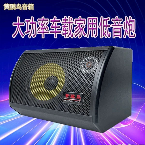 8寸蓝牙低音炮12/24v汽车音响220V家用户外K歌重低音大喇叭新款