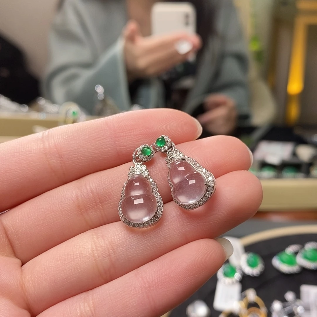 石英质玉颈饰银S925镶嵌A*a琳@@A00001