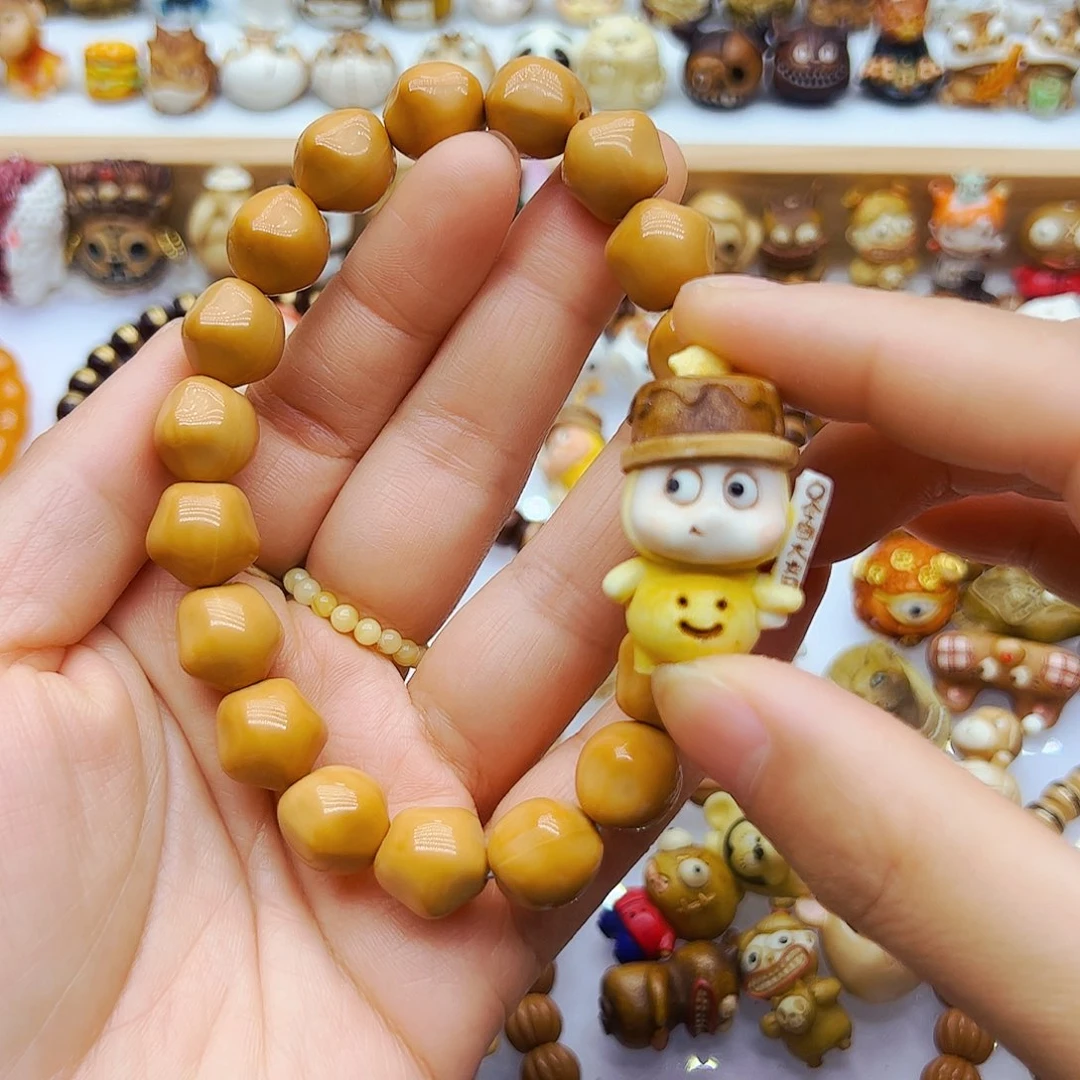 手串猴头核桃手工打磨手链