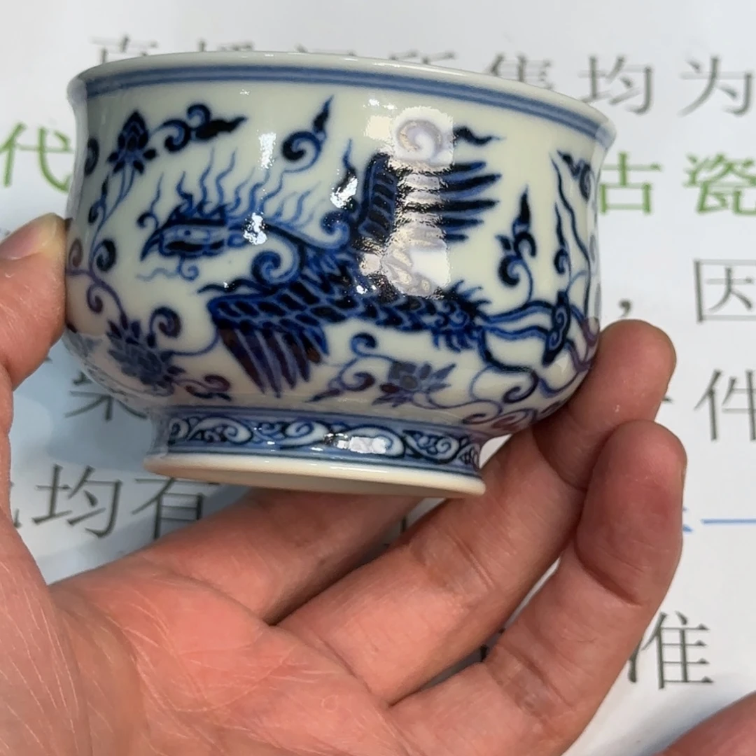杯子瓷当代仿古精品全手工