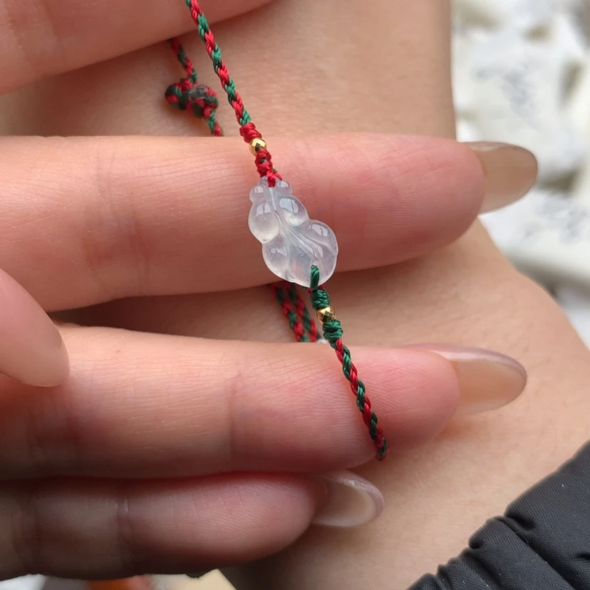 【闪购商品】翡翠手绳18K金镶嵌一