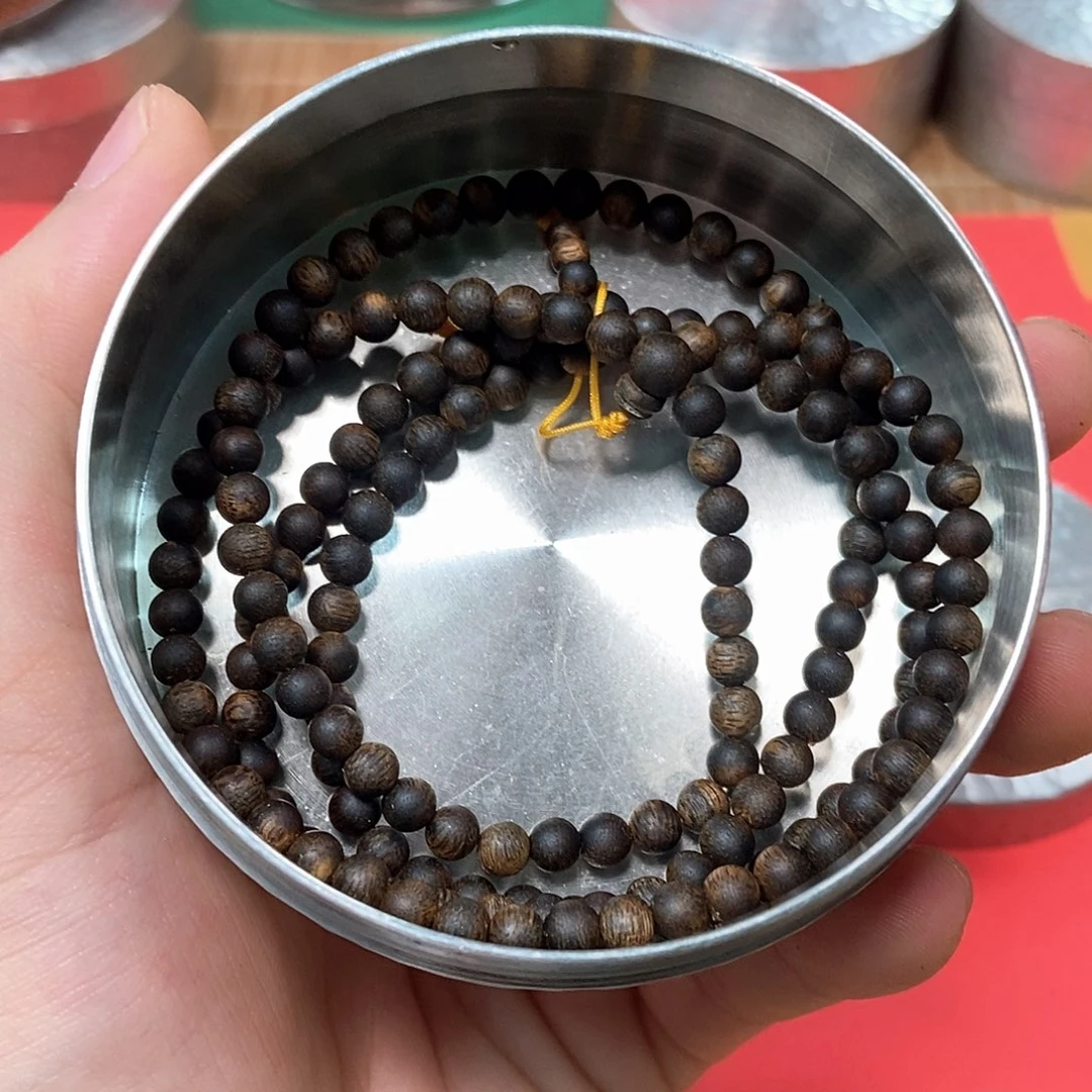 手串沉香芽庄白棋0.48✖️158颗沉水