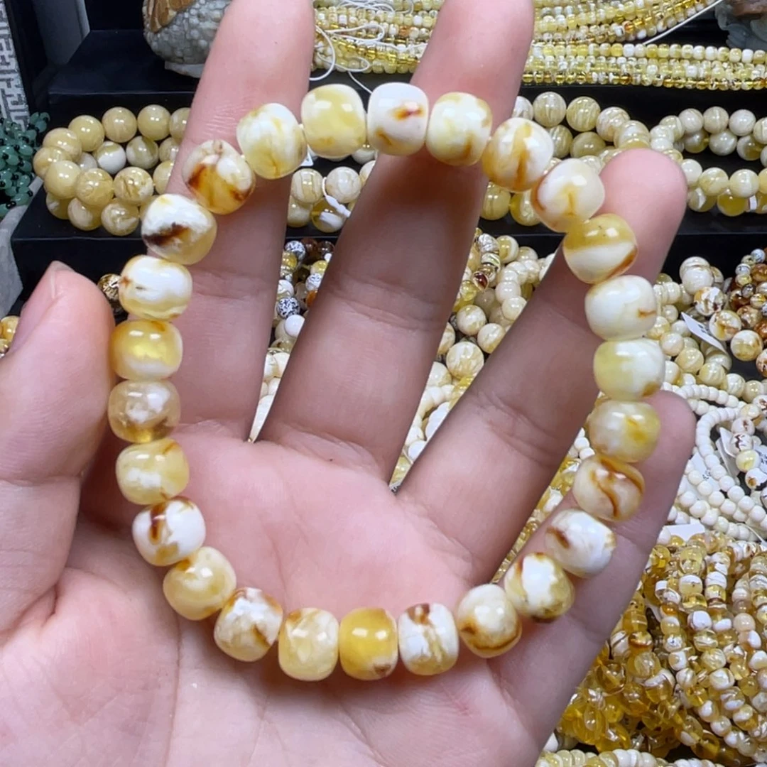 蜜蜡未镶嵌珠宝奇石9m