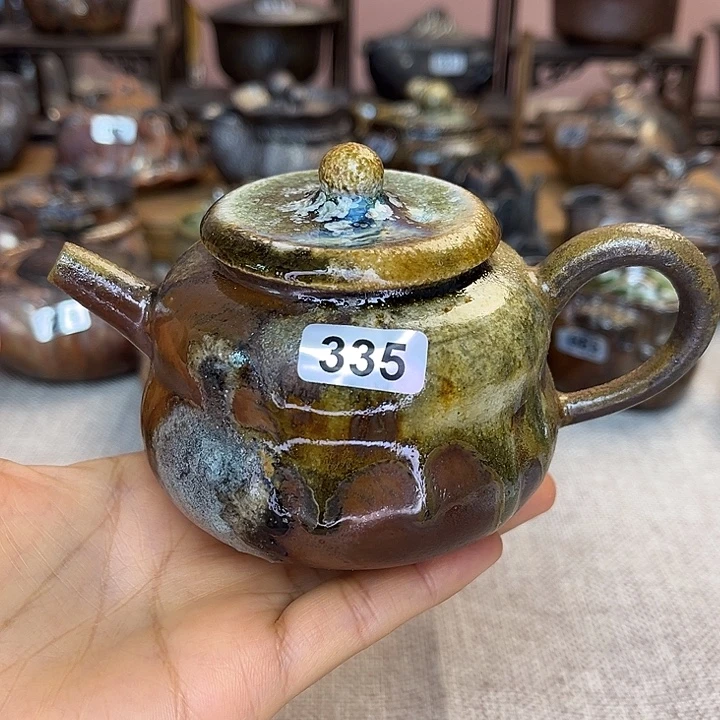 裸柴烧陶瓷手工茶器