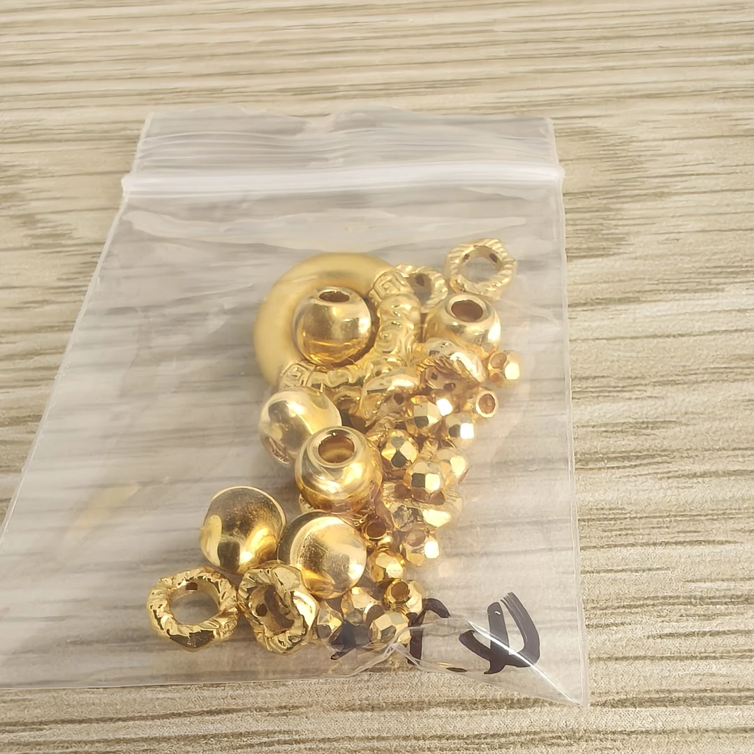 【双11特惠】不支持七天足金999  小通孔一套