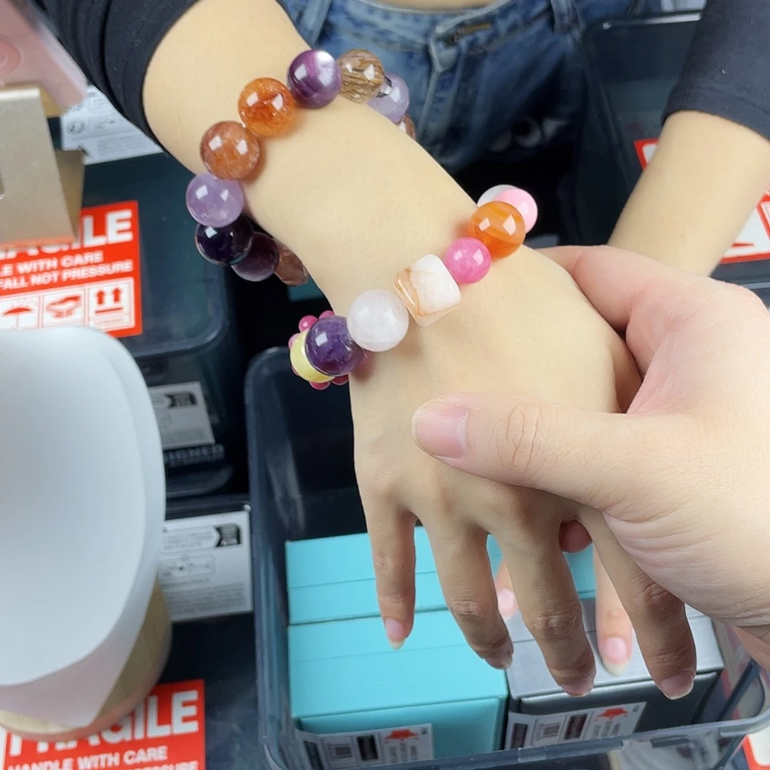 手链水晶银S925镶嵌