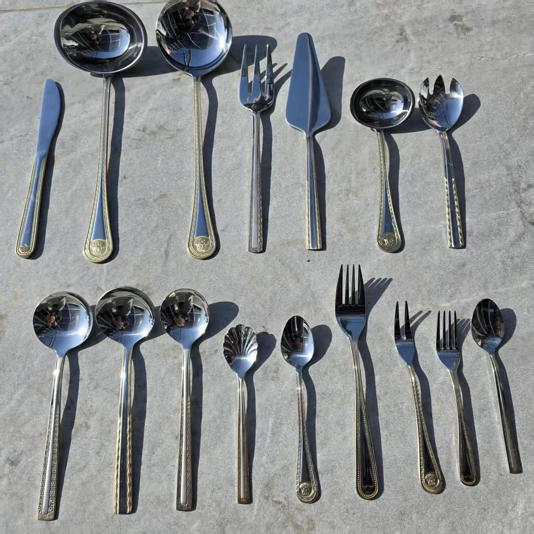 亏钱起号链接  2件起发货！！  食品级304不锈钢餐具【叉勺刀】