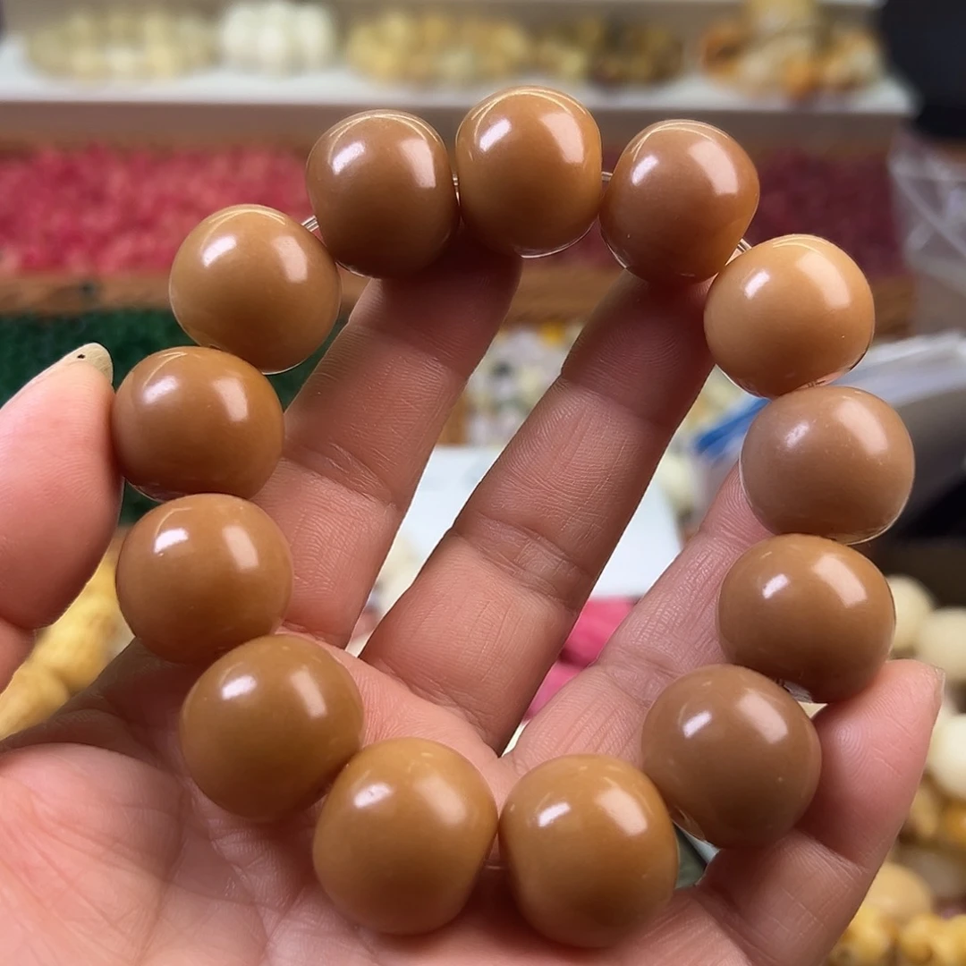 菩提根/象牙果手串微瑕20咖平果一条1号