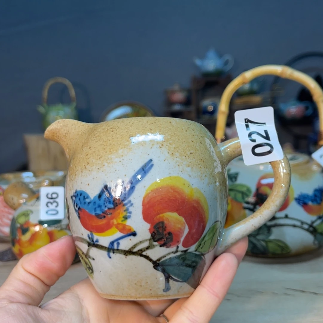 杯素浅陶瓷手工手绘