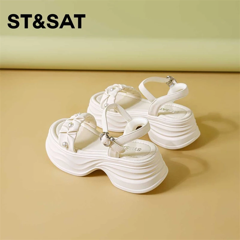 星期六凉鞋女夏2025夏季新款女款爆款鞋子女鞋外穿百搭女士凉拖鞋