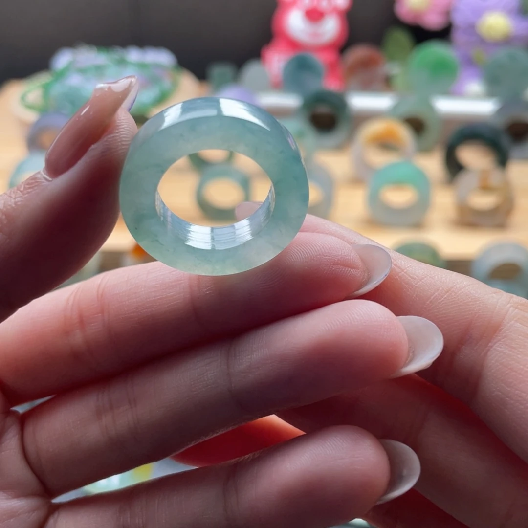 定制翡翠未镶嵌12-19圈口