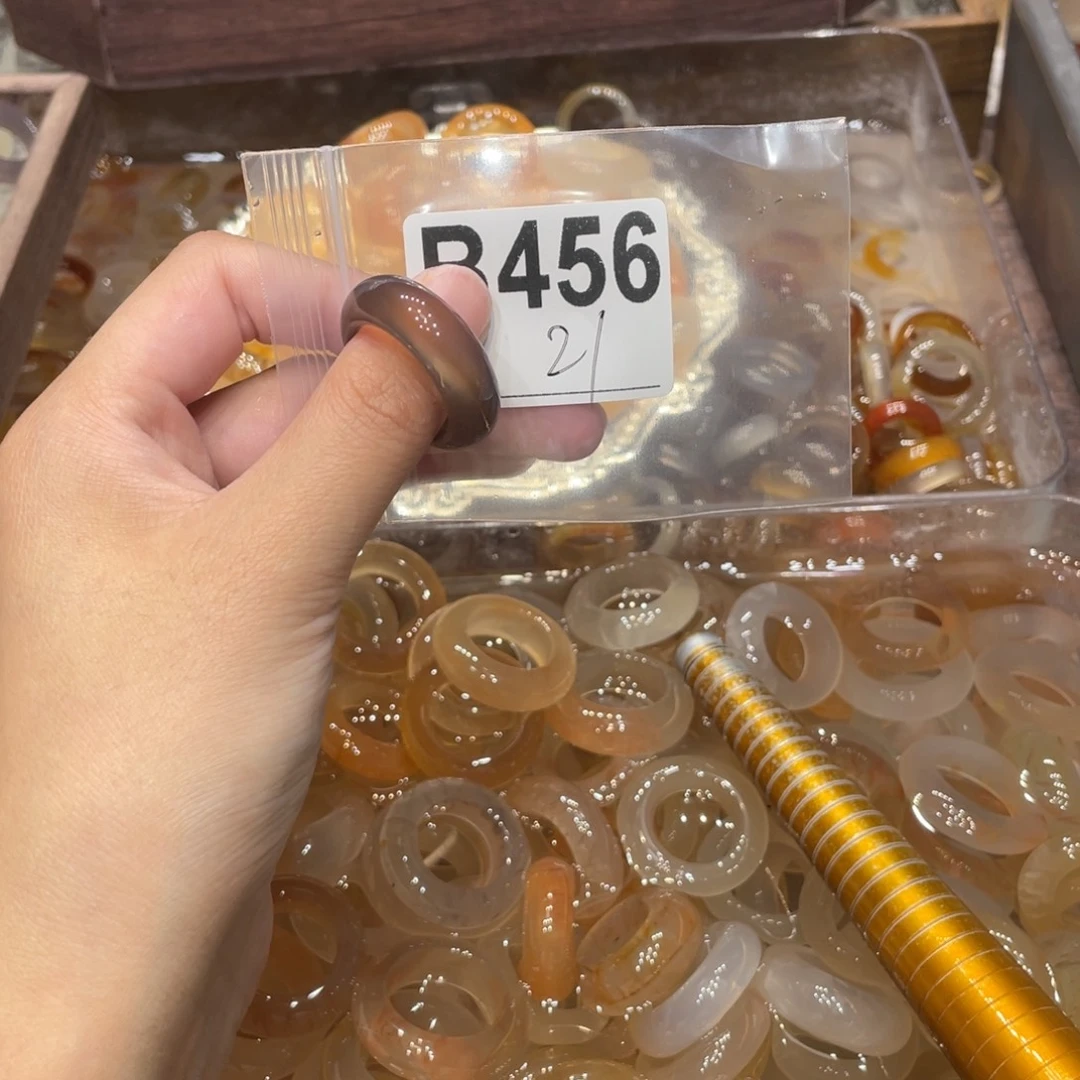 玛瑙/玉髓未镶嵌戒指456