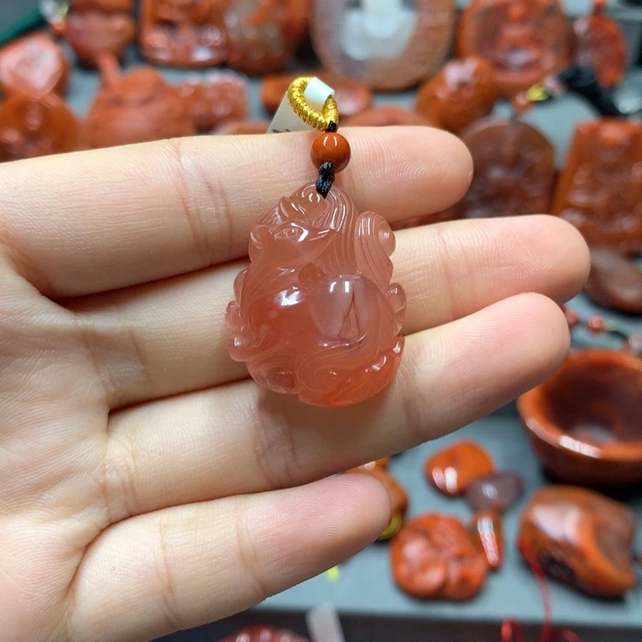 吊坠(不含链)未镶嵌南红玛瑙