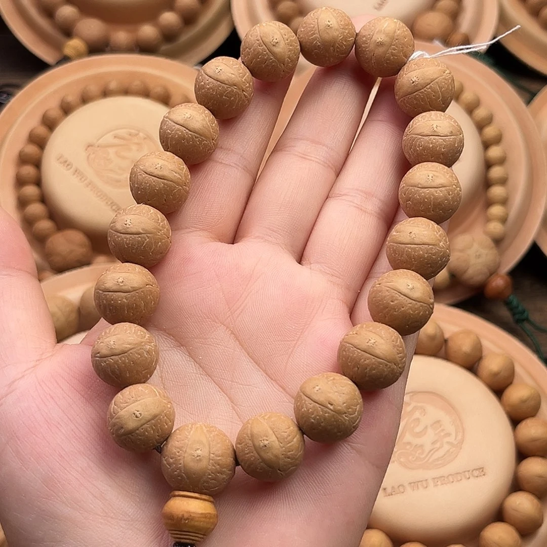 手串凤眼菩提精品14mm厚土系列