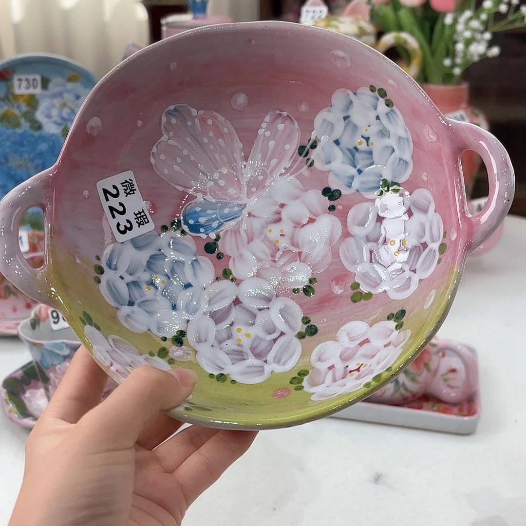 景德镇手绘高温釉下彩陶瓷茶具