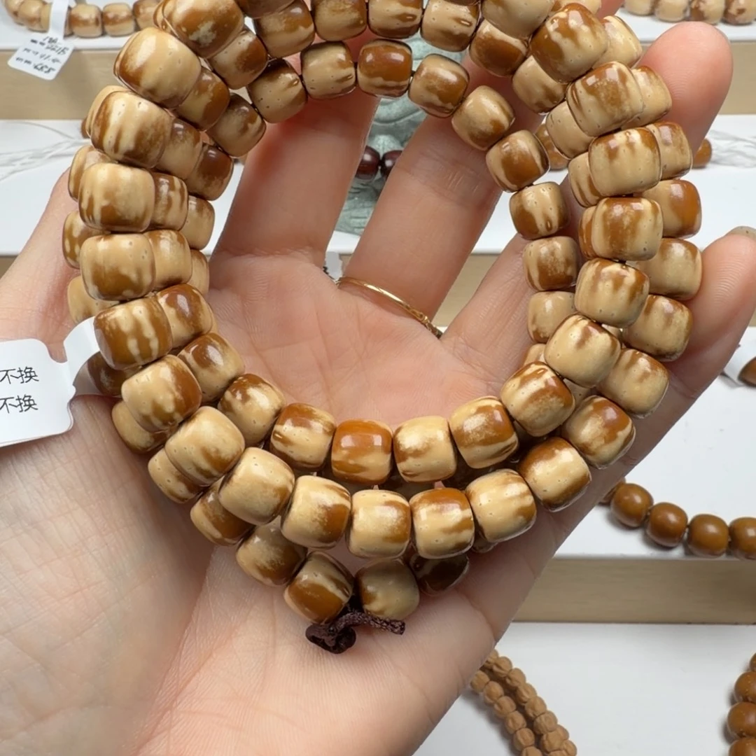 手串紫金鼠实心老型花皮脖挂9mmD