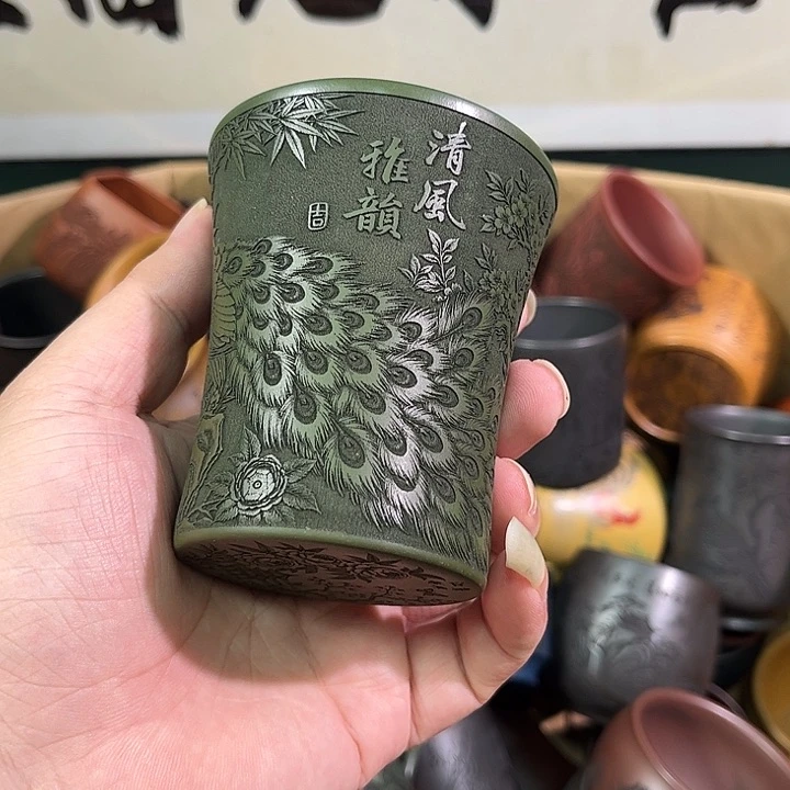 茶杯紫砂全手工紫砂主人杯