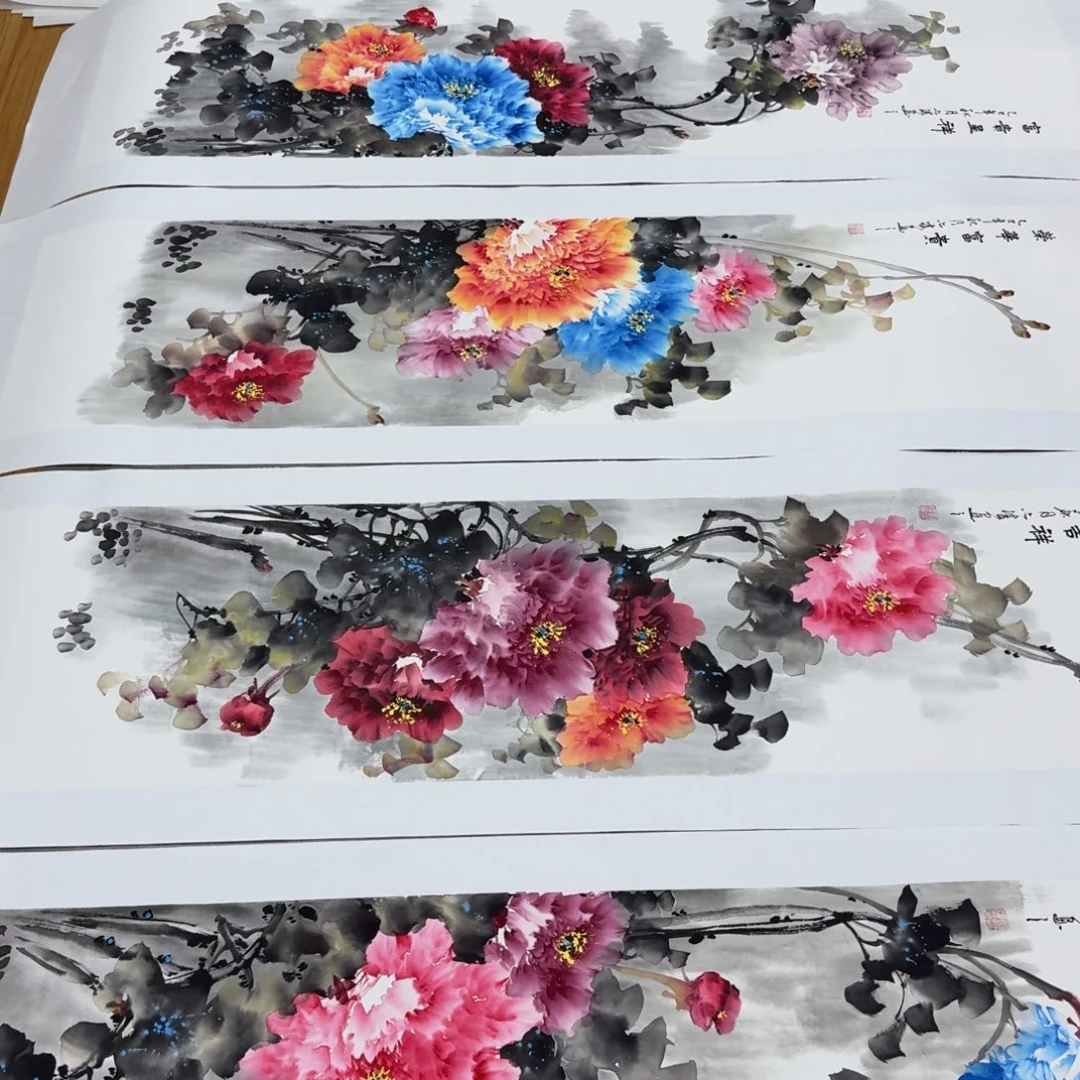 国画国画花鸟山水