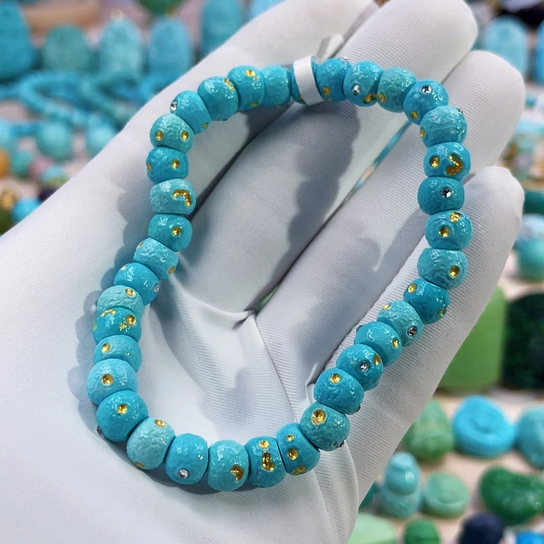 绿松石珠宝奇石未镶嵌