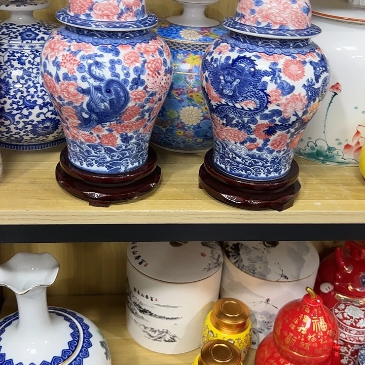 茶叶罐陶瓷家用储物罐瑕疵福利品介意勿拍