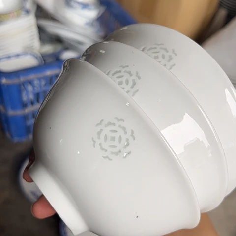 陶瓷5寸碗三个陶瓷