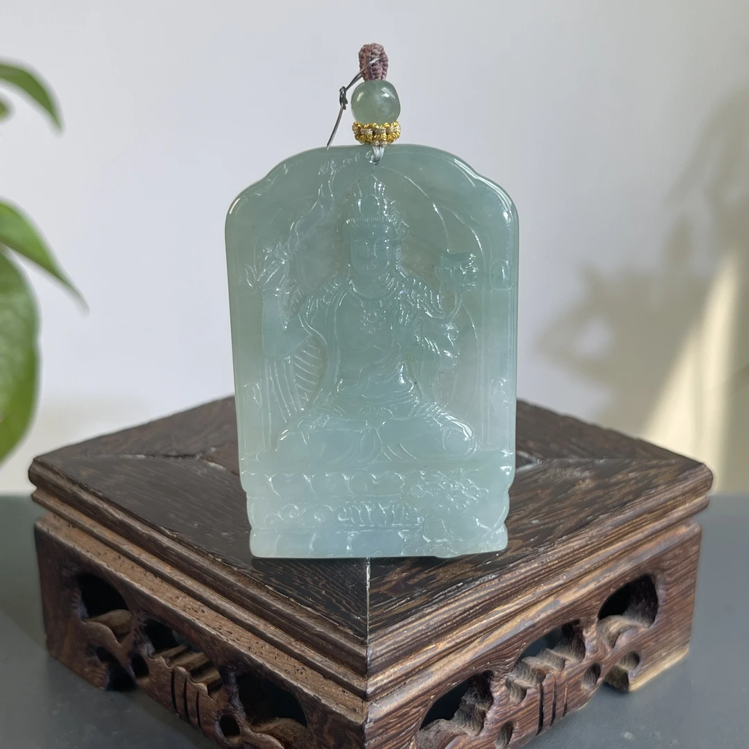 JCB01-91 天然缅甸A货翡翠 虚空藏