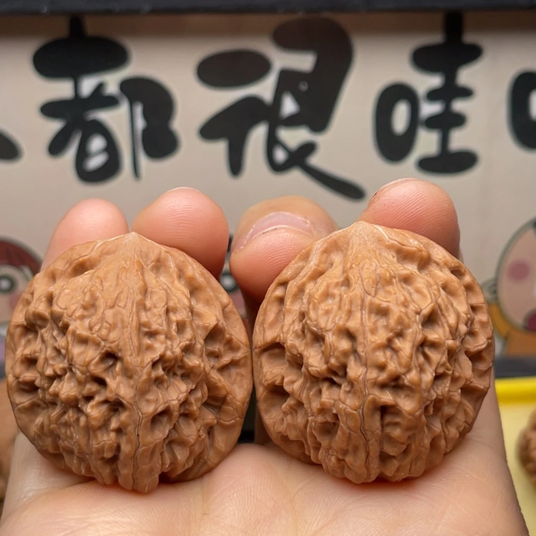 文玩核桃吊坠35野生石子磨