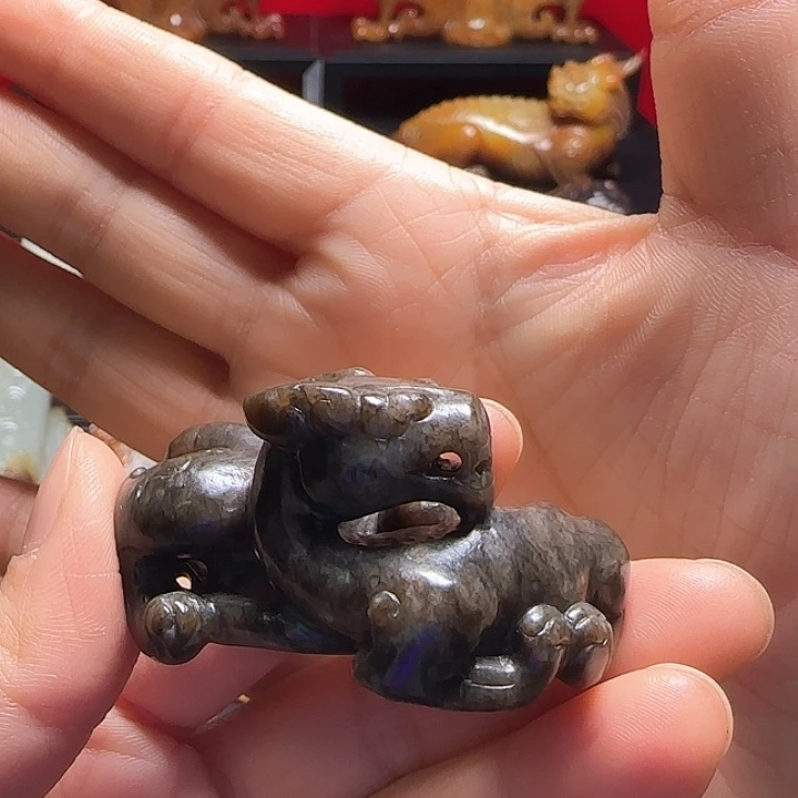 和田玉车挂未镶嵌