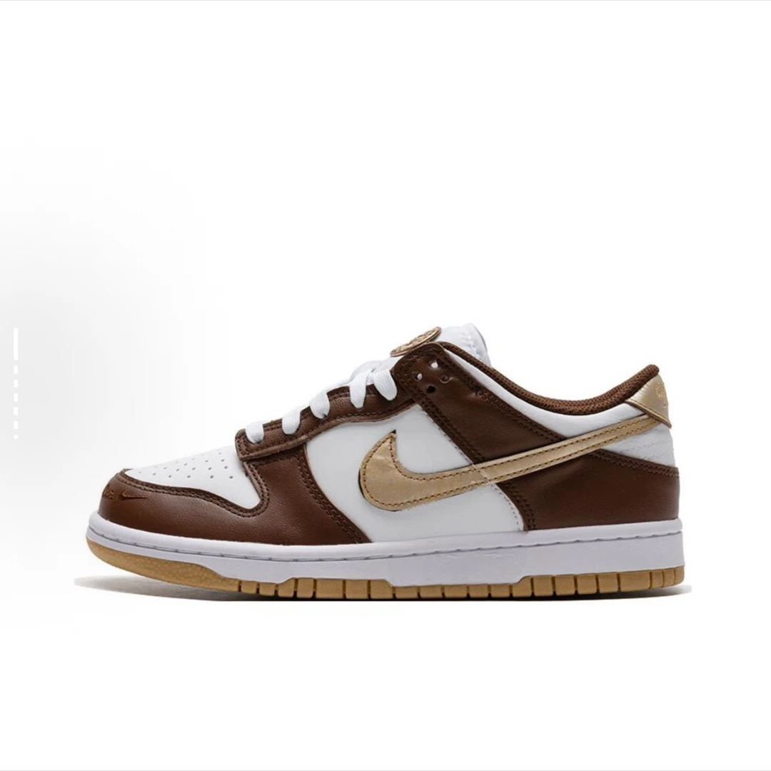 Nike/耐克舒适 防滑耐磨 低帮 儿童板鞋 褐黄白HM3725-171