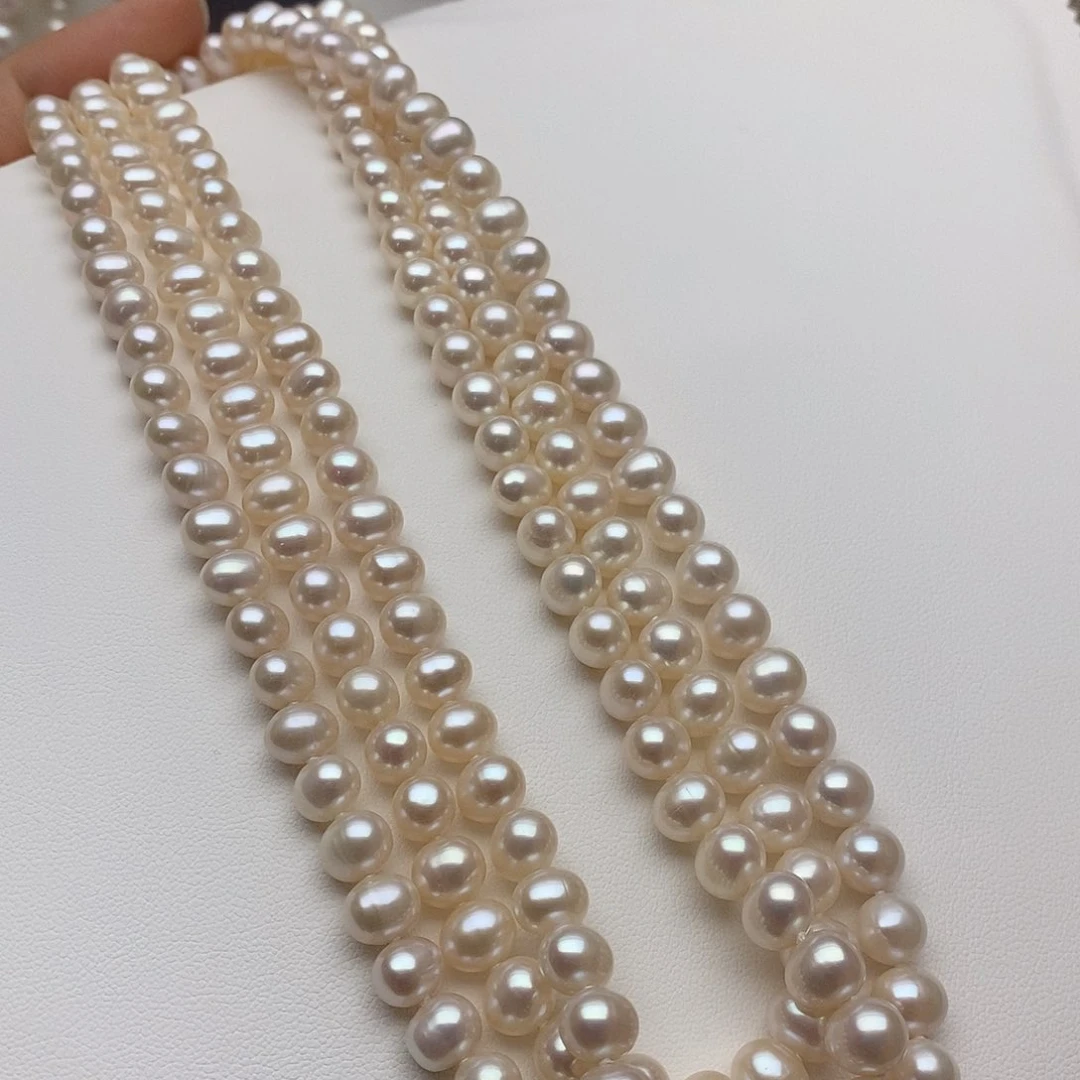 淡水珍珠耳饰银S925镶嵌