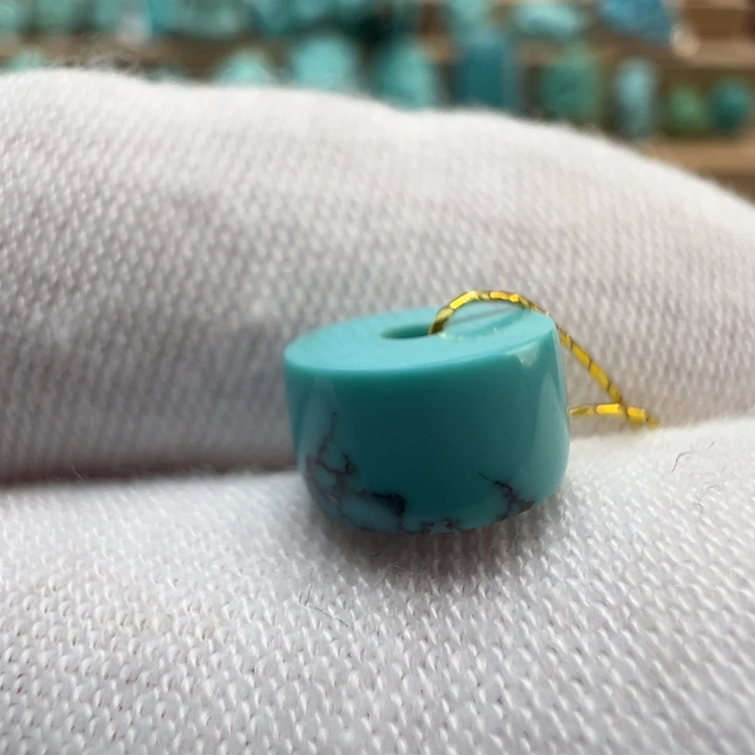 绿松石未镶嵌配饰7.95*4.5