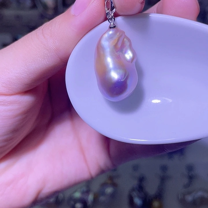 淡水珍珠合金颈饰15