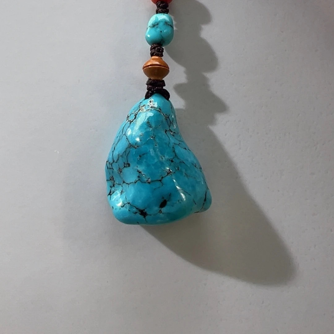 绿松石未镶嵌挂件