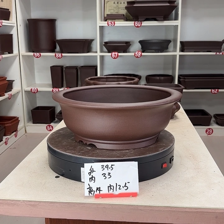 花盆紫砂下线圆盆