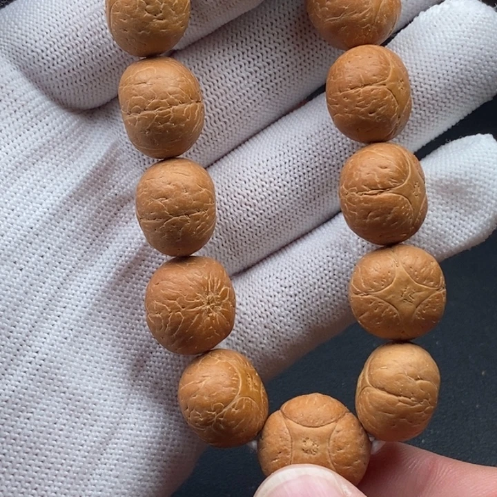 凤眼菩提手串麒麟眼17mm豆腐块头货