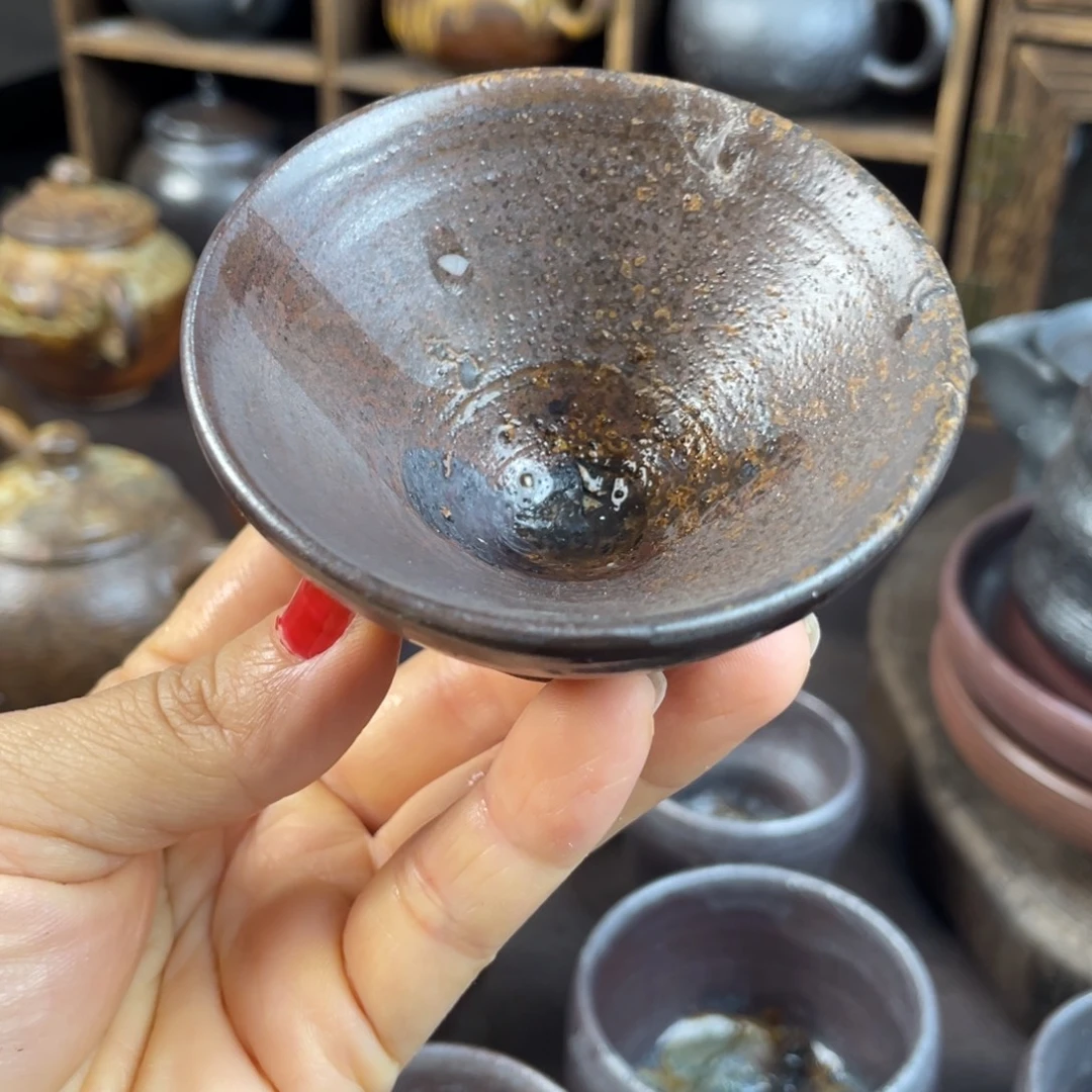 柴烧茶器主人杯杯