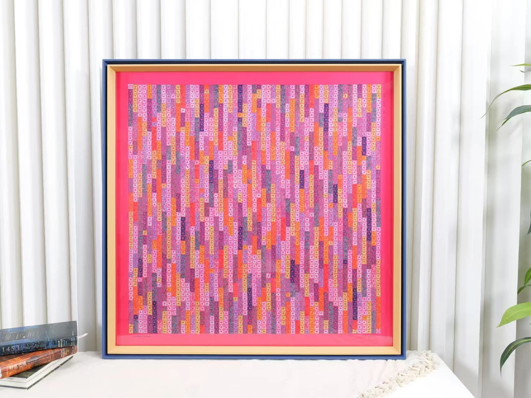 99新 Hermes/爱马仕 Hermes中国韵律丝巾画/dk74