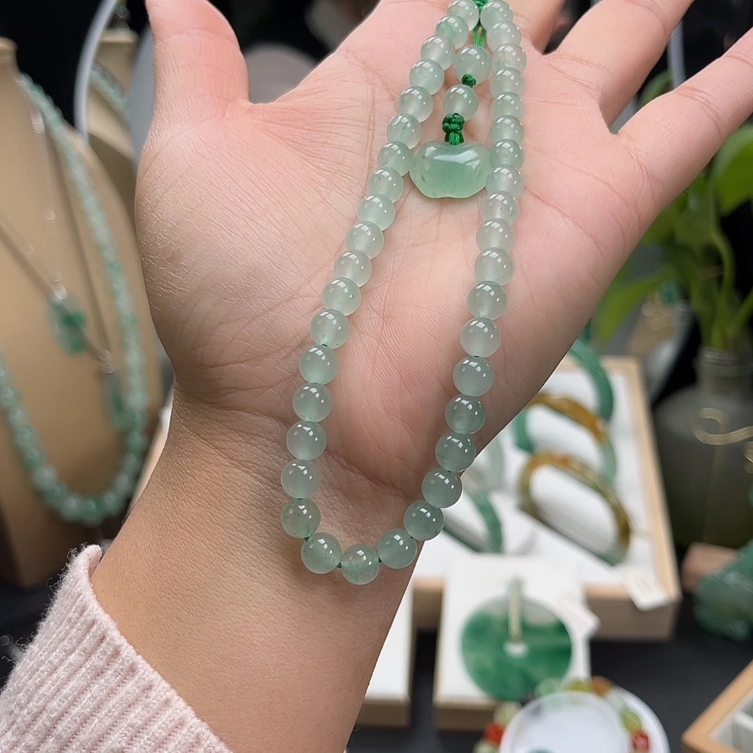 石英质玉未镶嵌手机链