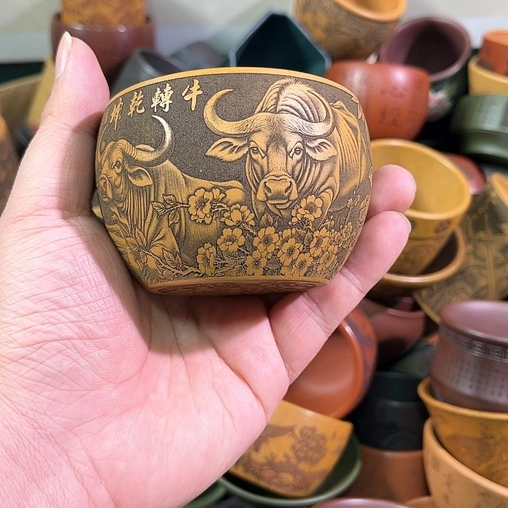 茶杯紫砂全手工紫砂主人杯