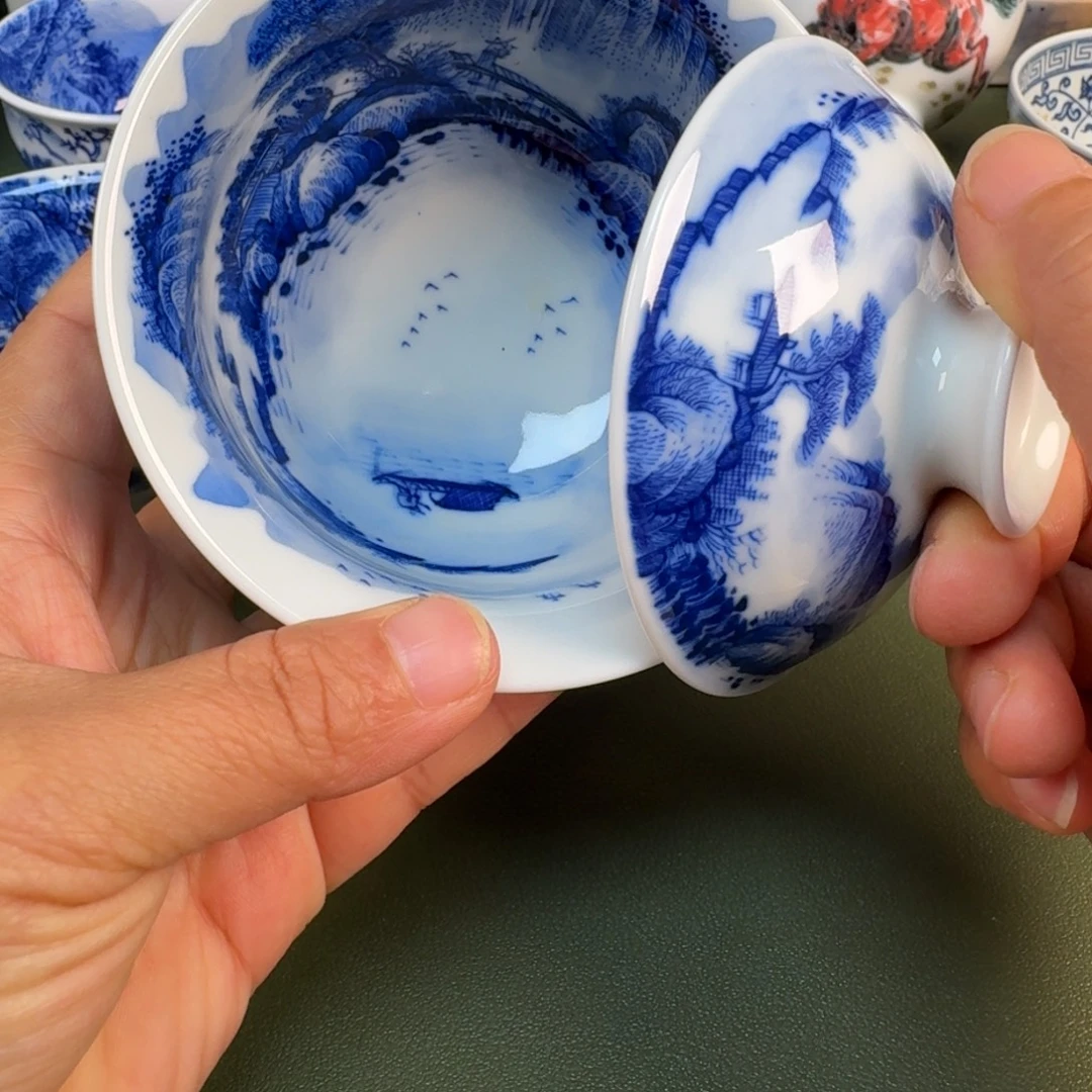 陶瓷景德镇纯手绘茶具圆圆232