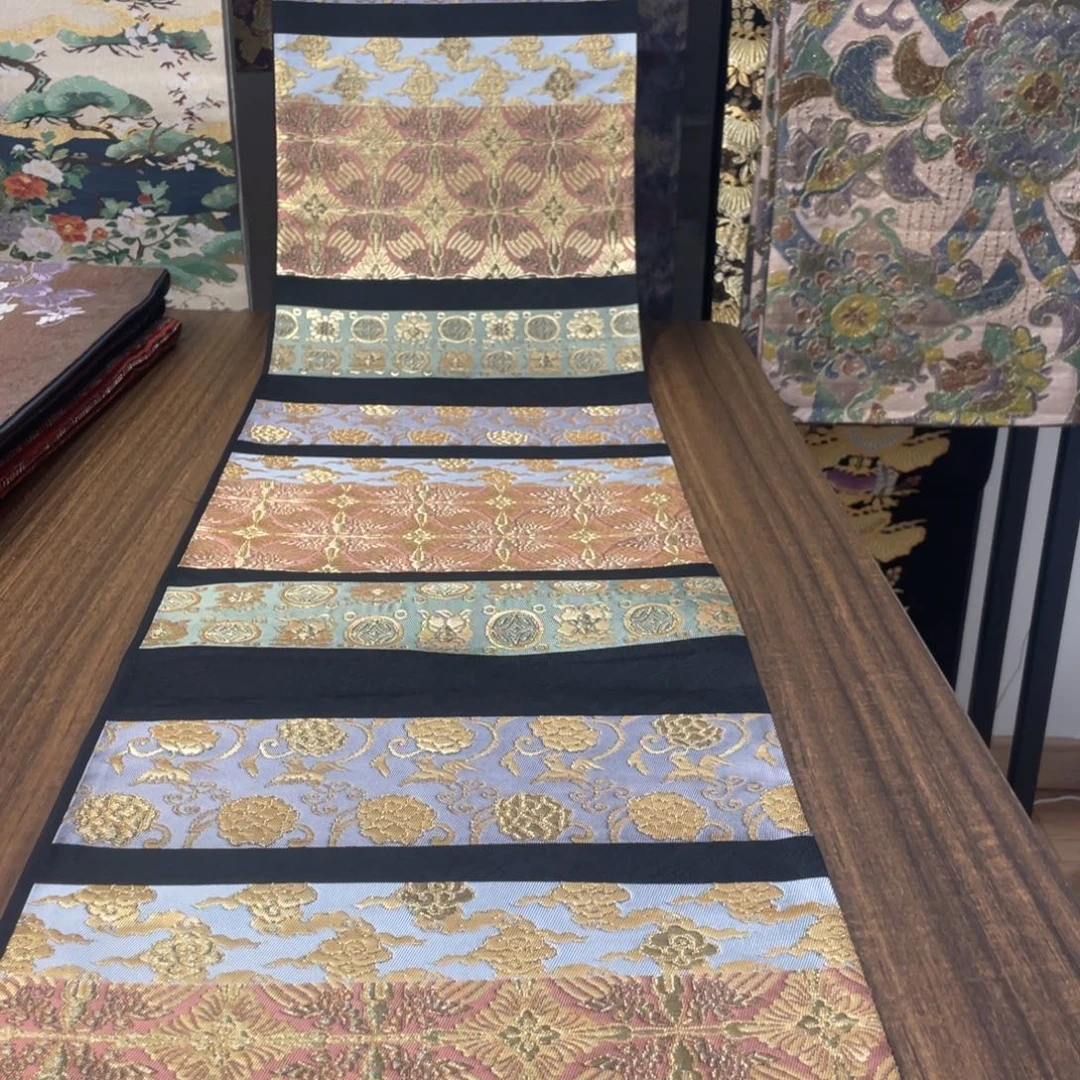 织绣唐锦西阵织桌旗茶旗4