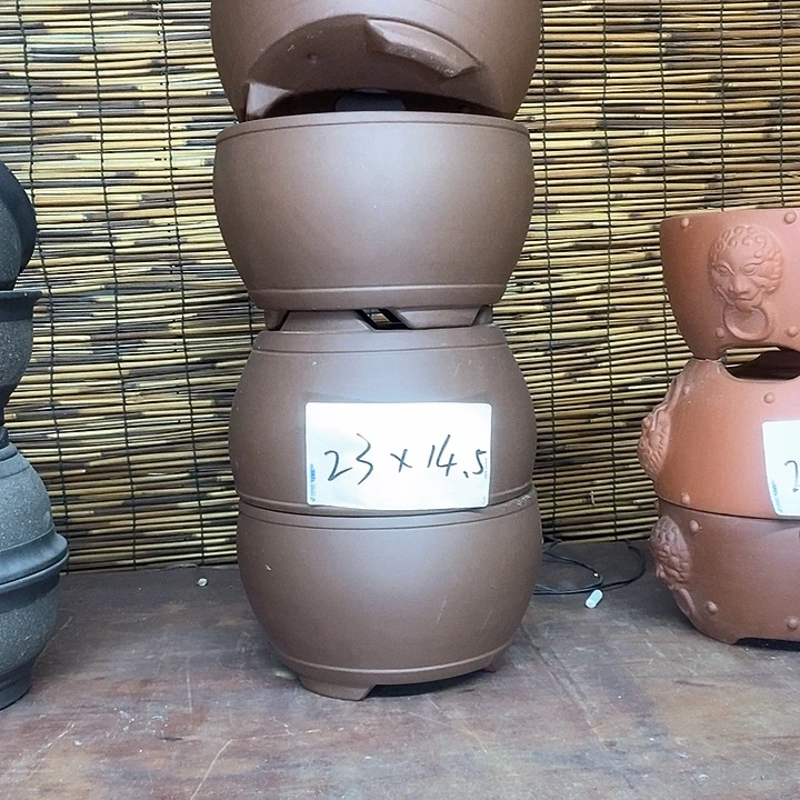 紫砂花盆紫金庄园