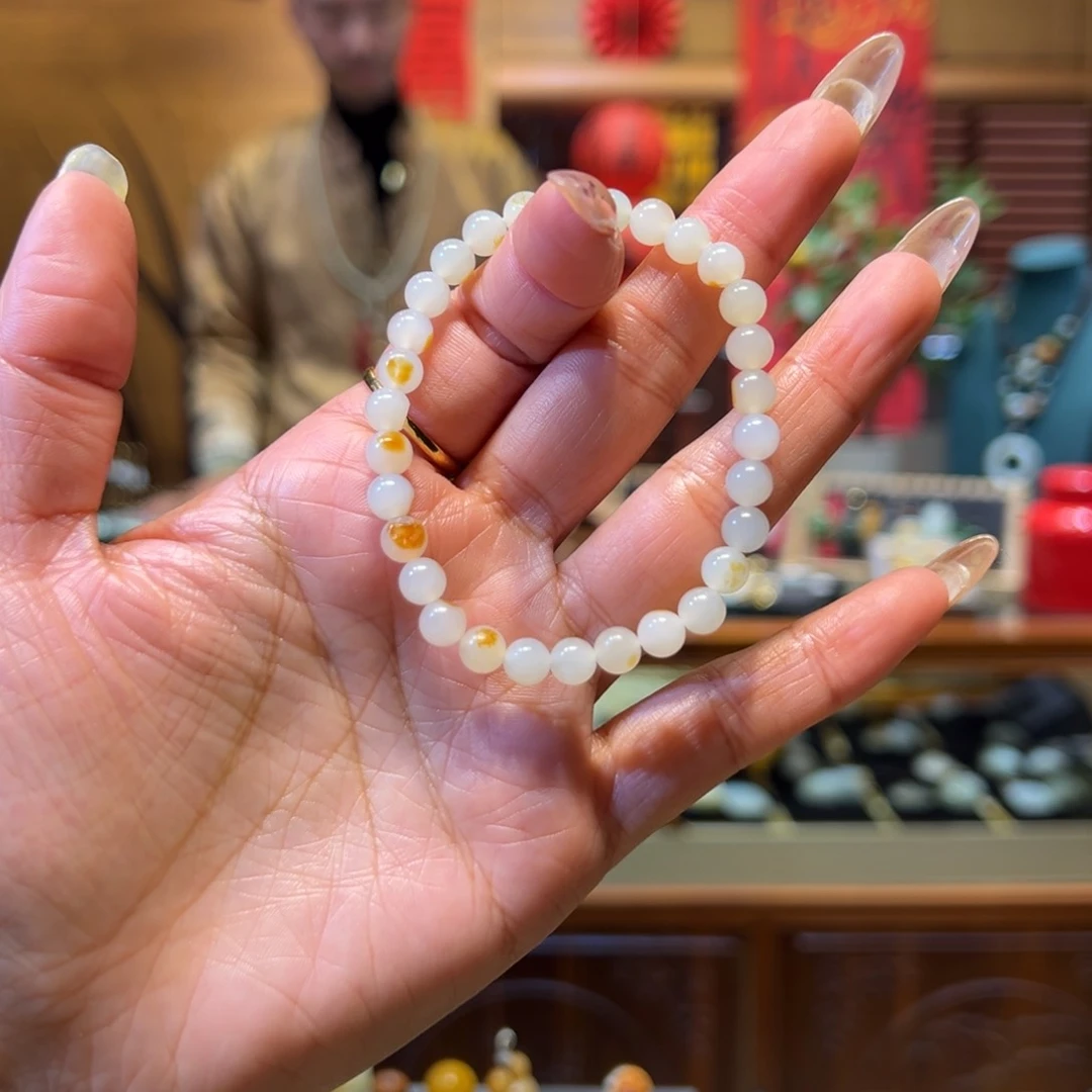 和田玉手链未镶嵌6