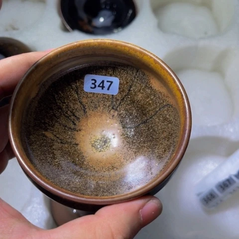 茶盏原矿原釉柴烧建盏