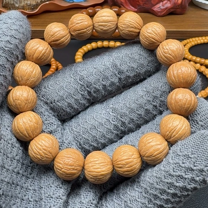 手串/手链橄榄核1.3猴头核桃风羽单圈同尺