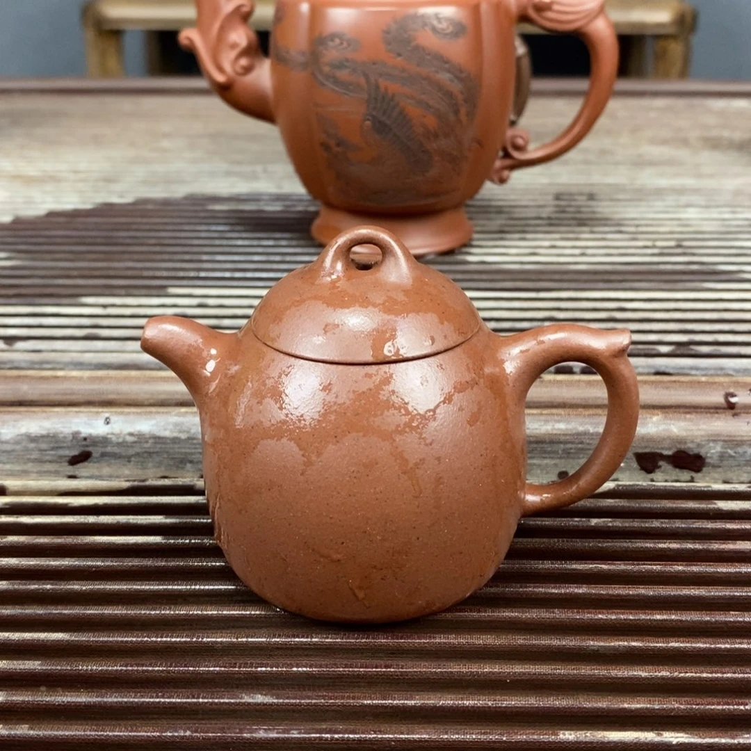 茶壶紫砂宜兴原矿紫砂壶底槽清秦权150c