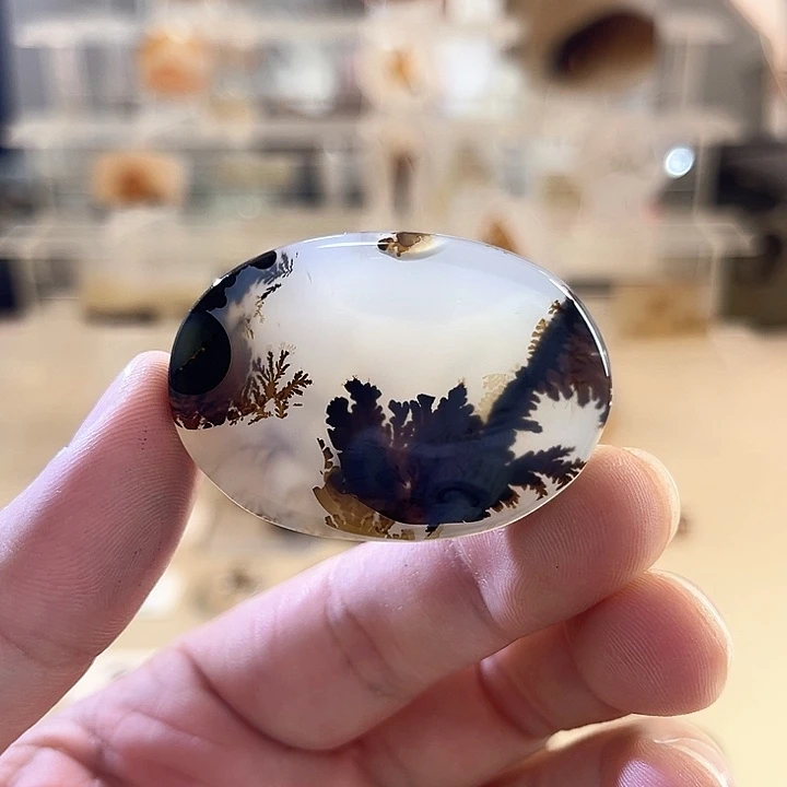 玛瑙/玉髓未镶嵌吊坠(不含链)