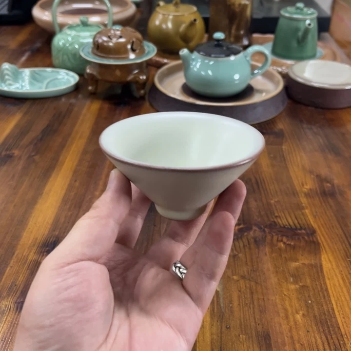 龙泉青瓷茶器微瑕8930
