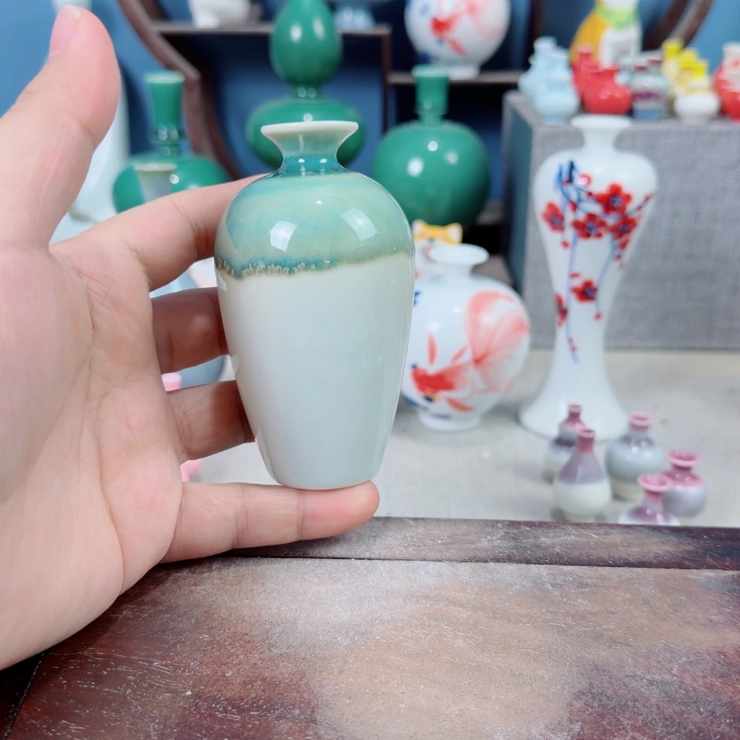 陶瓷手工小花器摆件