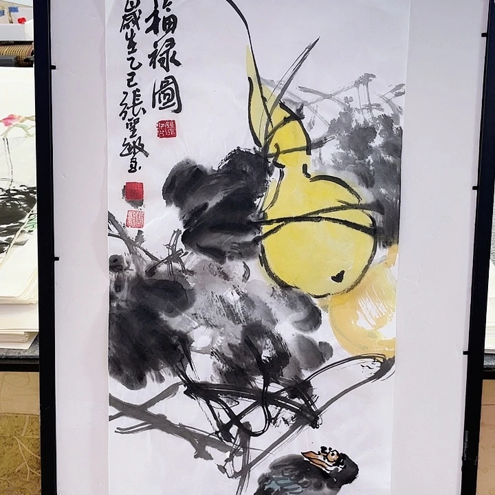 国画张圣敏先生纯手绘作品